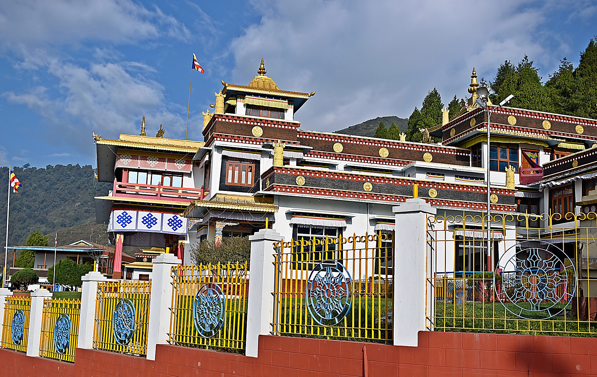 Bomdila Monastery in the hills